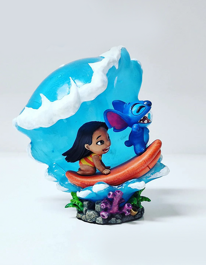 Lilo & Stitch Bemalte Figur Groß 25CM