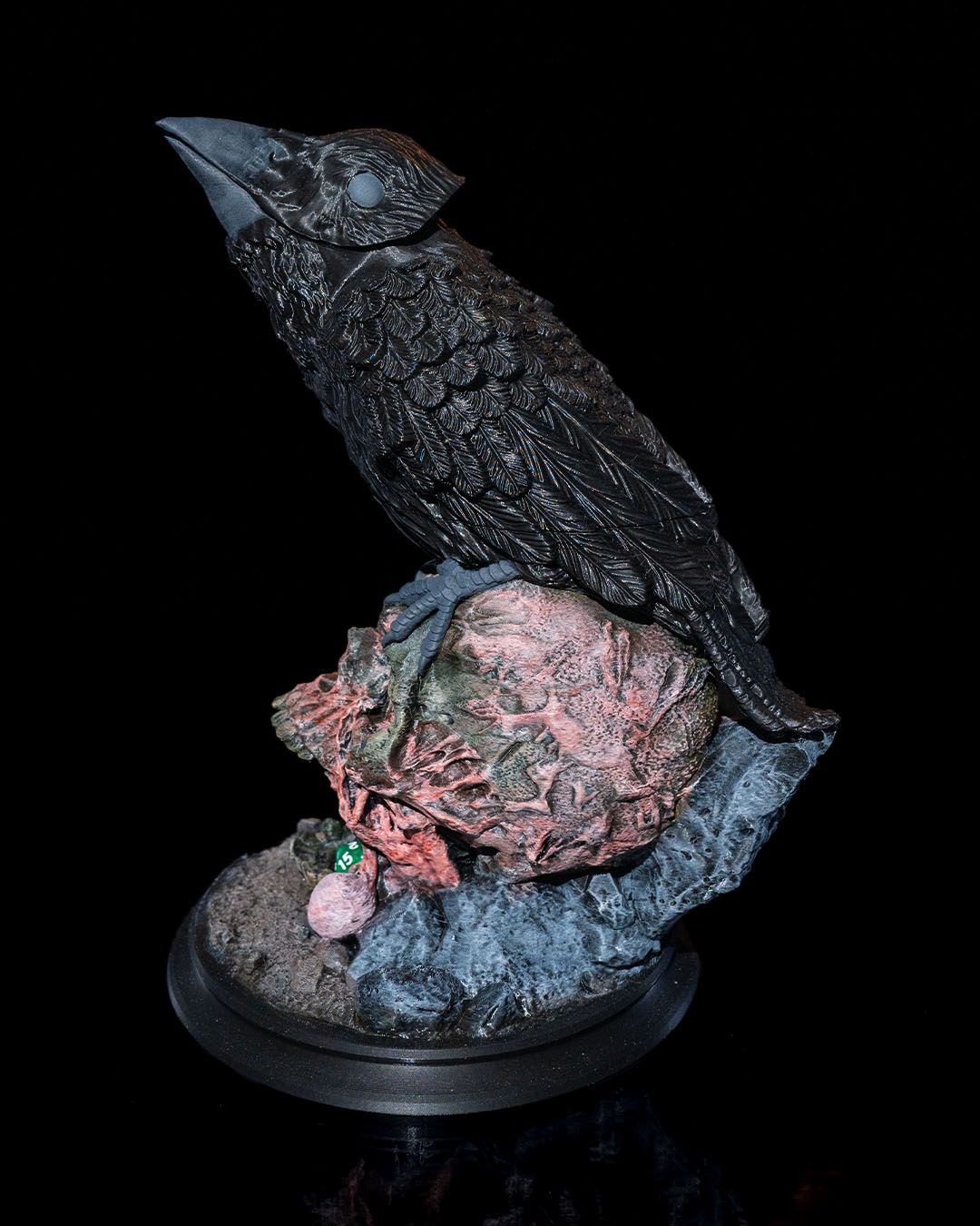 Game Of Thrones Rabe Totenkopf Beweglicher Würfelturm 25CM Groß