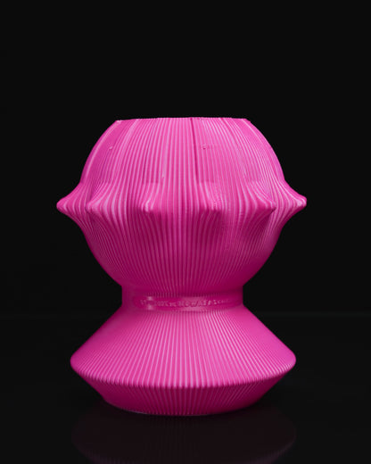 Futuristische Galaxie Dekorative Rosa Roboter-Vase