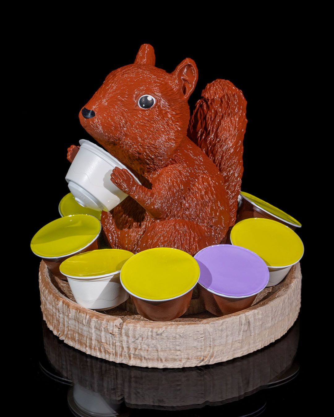 Eichhörnchen Kaffeekapselhalter Groß 19CM