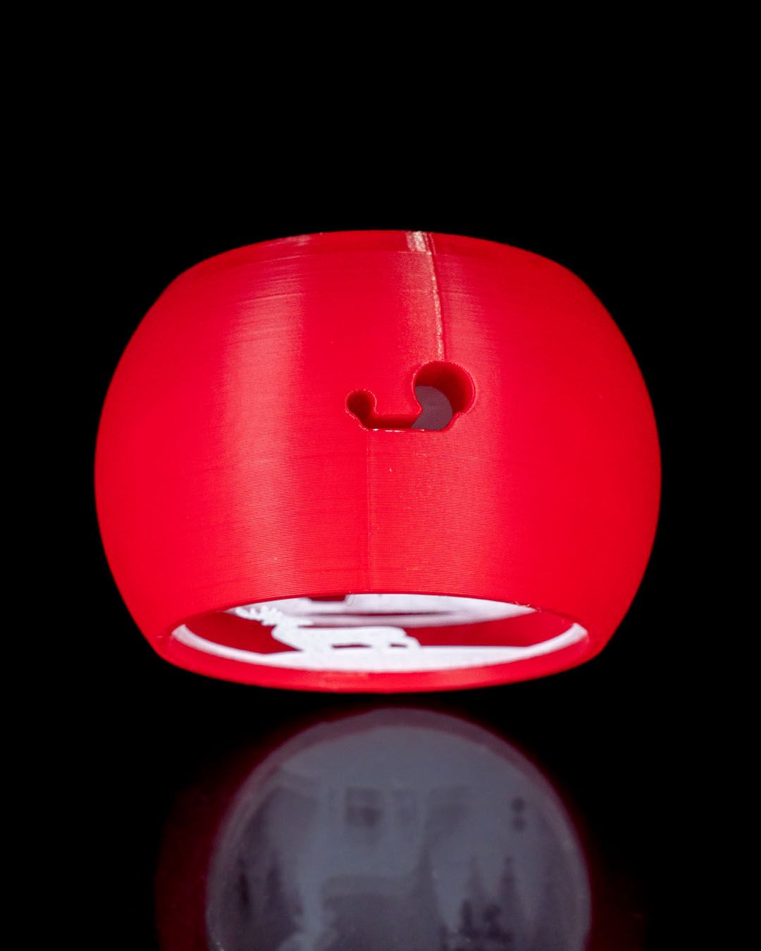Weihnachtsbaumkugel doppelseitig, 8 cm
