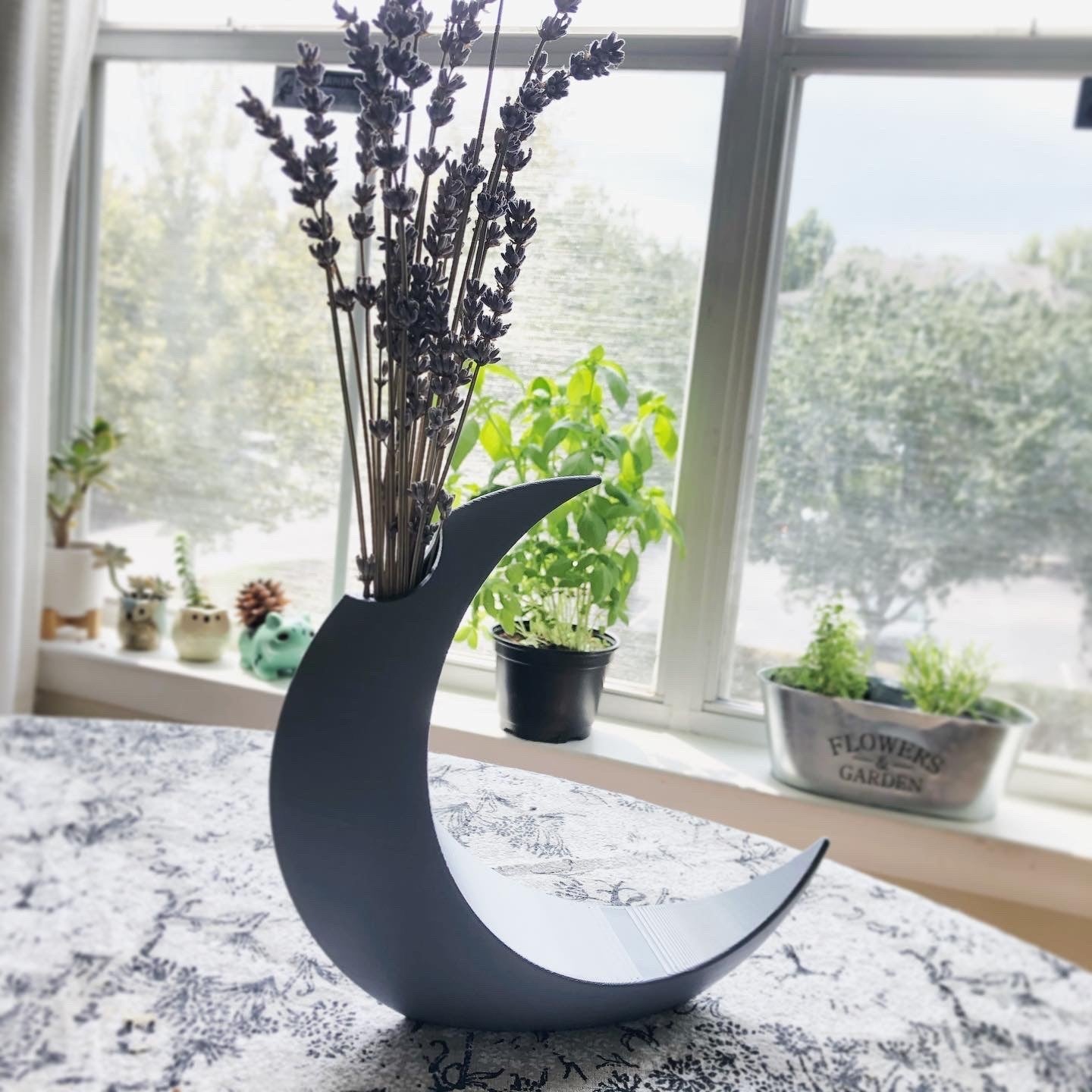 Minimalistische Vase Minimalistische Mondvase Dekorative Mondvase Moon Vase Moderne Mondvase