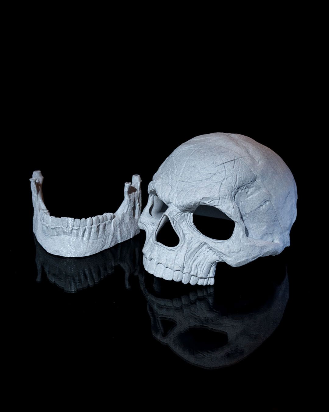 Halloween Totenkopf Totenschädel Riesenmaske 34CM