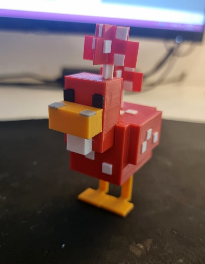 Minecraft Cluckshroom Bemalte Figur Minecraft Huhn Figur 15CM