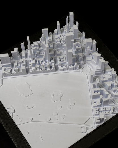 Manhattan 3D Stadt-Skyline Dekorative Minimalistische Wandtafel Manhattan