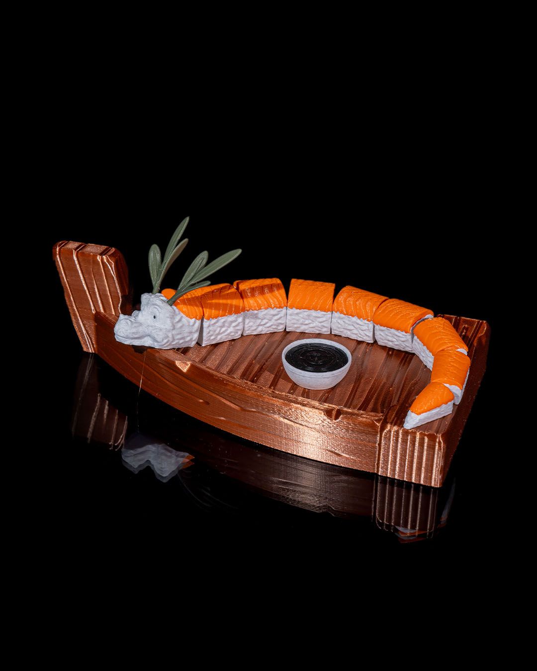 Sushi Drache Dekorationsobjekt Japanisches Dekorationsobjekt 16CM