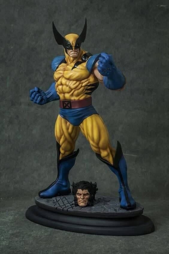 Marvel Wolverine Bemalte Figur Wolverine Logan Figur Groß 25CM