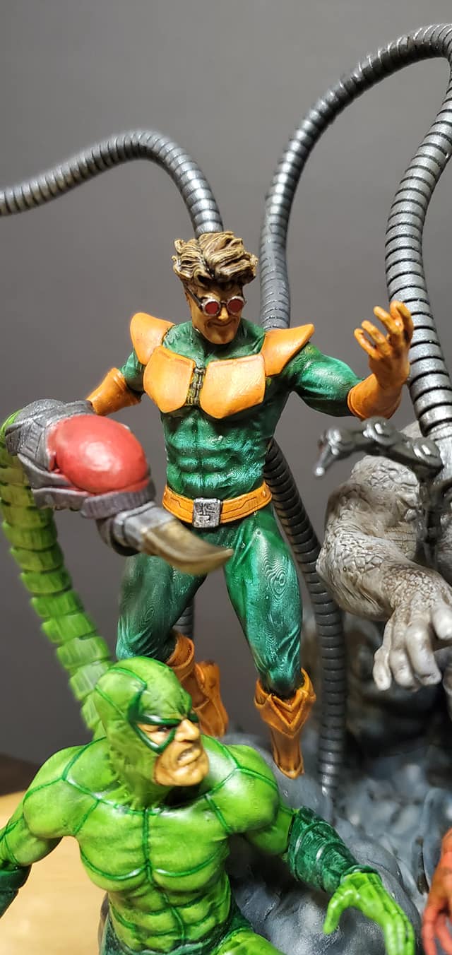 Marvel Sinister Six Figur Spiderman Figur Böse Sechs Figur Groß 30CM