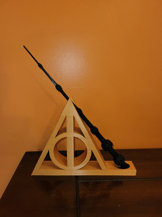 Harry Potter Ölüm Yadigarları Asa Standı Masaüstü Dekor