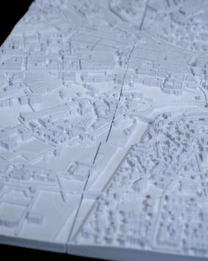 Bern 3D Stadt-Skyline Dekorative minimalistische Wandtafel Schweiz Bern Ta