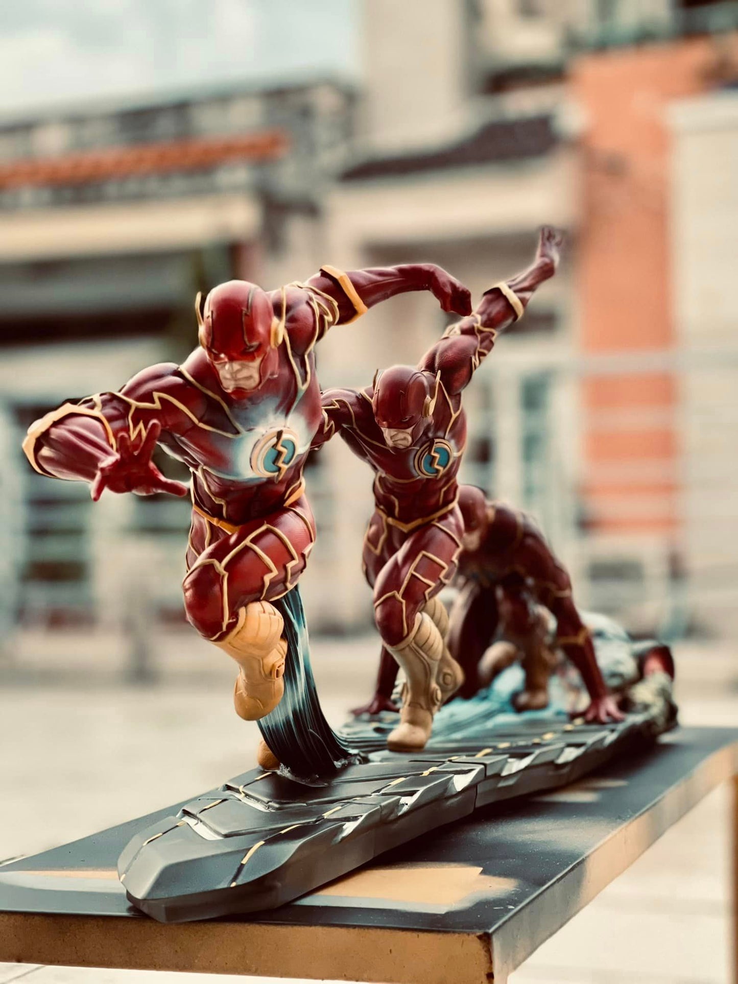 DC Flash Figur 3er-Set Flash Desktop Dekoration Große Größe