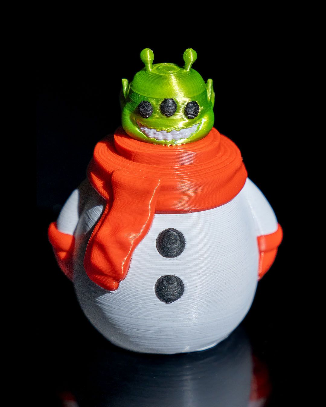 Alien Schneemann Weihnachtsdekoration Schneemann Tannenbaumschmuck 18CM