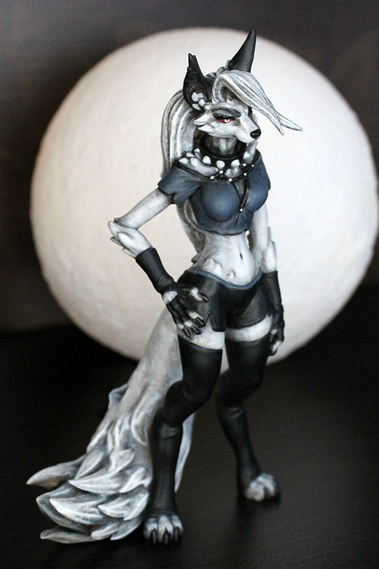 Helluva Boss Loona Figur Hazbin Hotel Loona Figur 25CM Groß