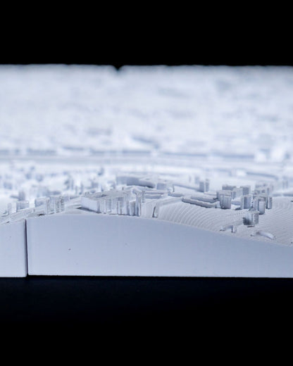 Florence 3D Stadt-Skyline Dekorative Minimalistische Wandkunst