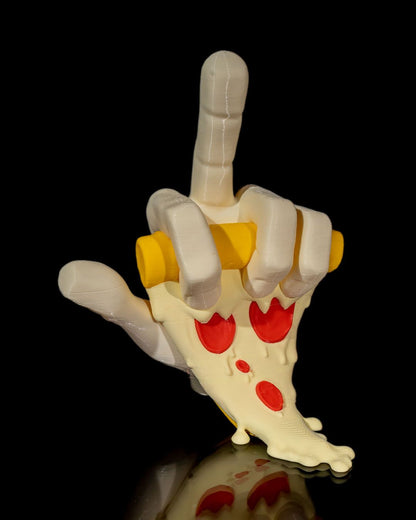 Ninja Turtles Pizzastück bemalte Figur italienische Pizza Desktop-Dekoration O