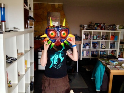 Halloween Legend of Zelda Majora's Maske Cosplay Maske Tragbar Groß