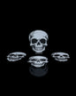 Halloween Totenkopf Totenköpfe Untersetzer 6er Set