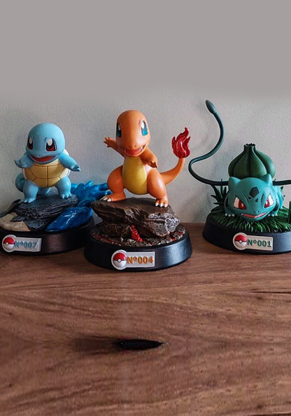 Pokemon-Figuren Pokemon Bulbasaur Objekt Pokemon Squirtle Objekt Pokemon Charmander