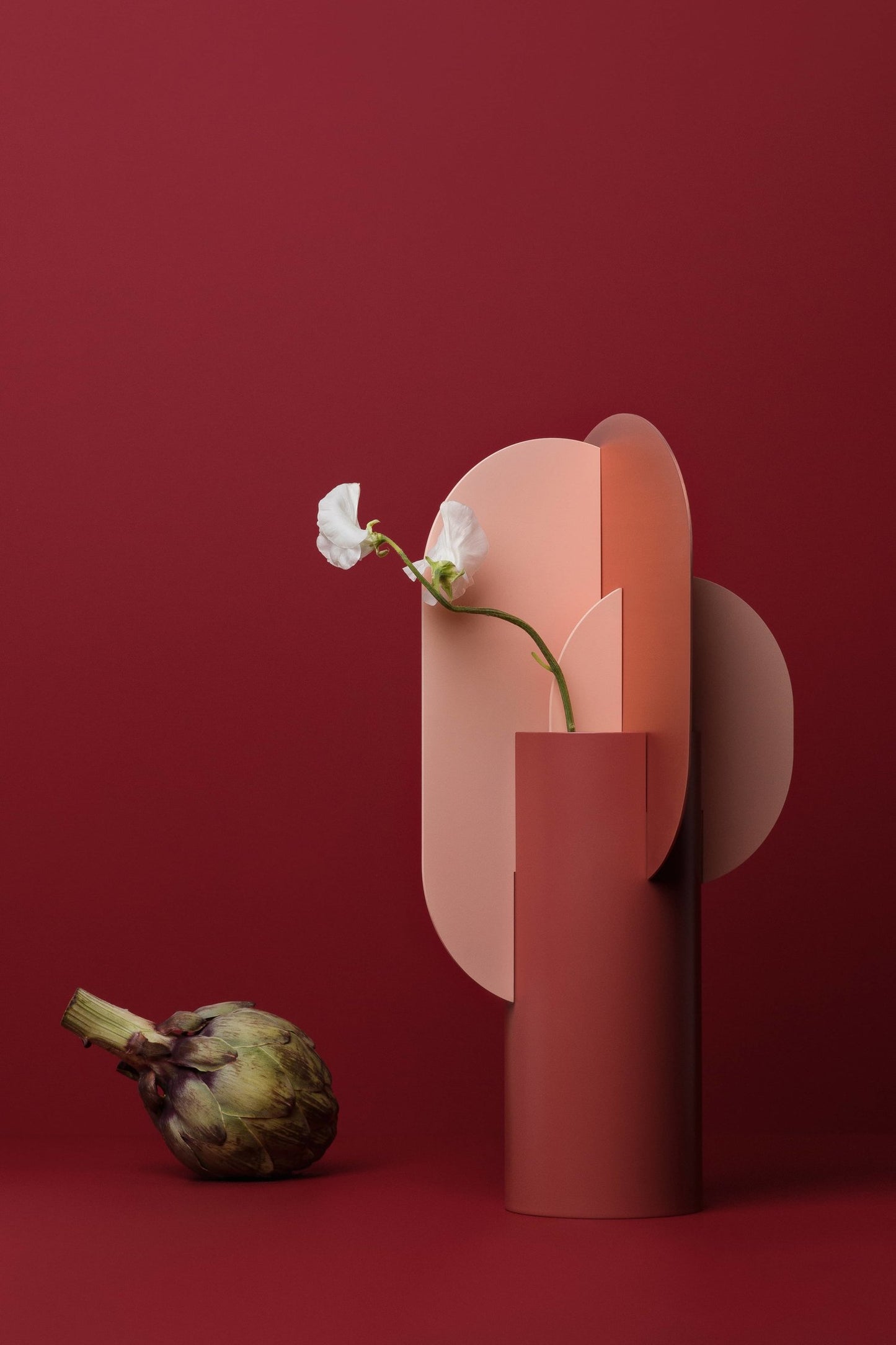 Louis Abstrakte Vase Groß 25 CM Dekorative Hartplastik Abstrakte Vase