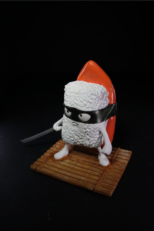 Japon Ninja Suşi Karakter Nigirinja Masaüstü Dekoratif Figür