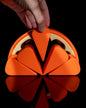 Orangenscheiben-Pillenbox mit 5 großen Orangenfächern