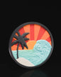 Sunrise Decorative Oval Three-Dimensional Painting 20 cm