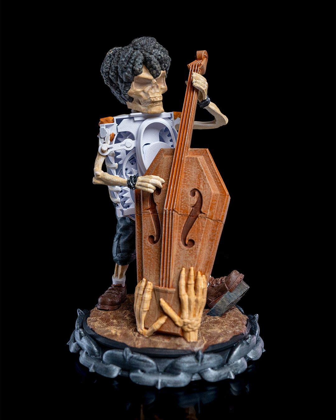 Mechaniker - Raybone Brown Bemalte Figur 15 cm