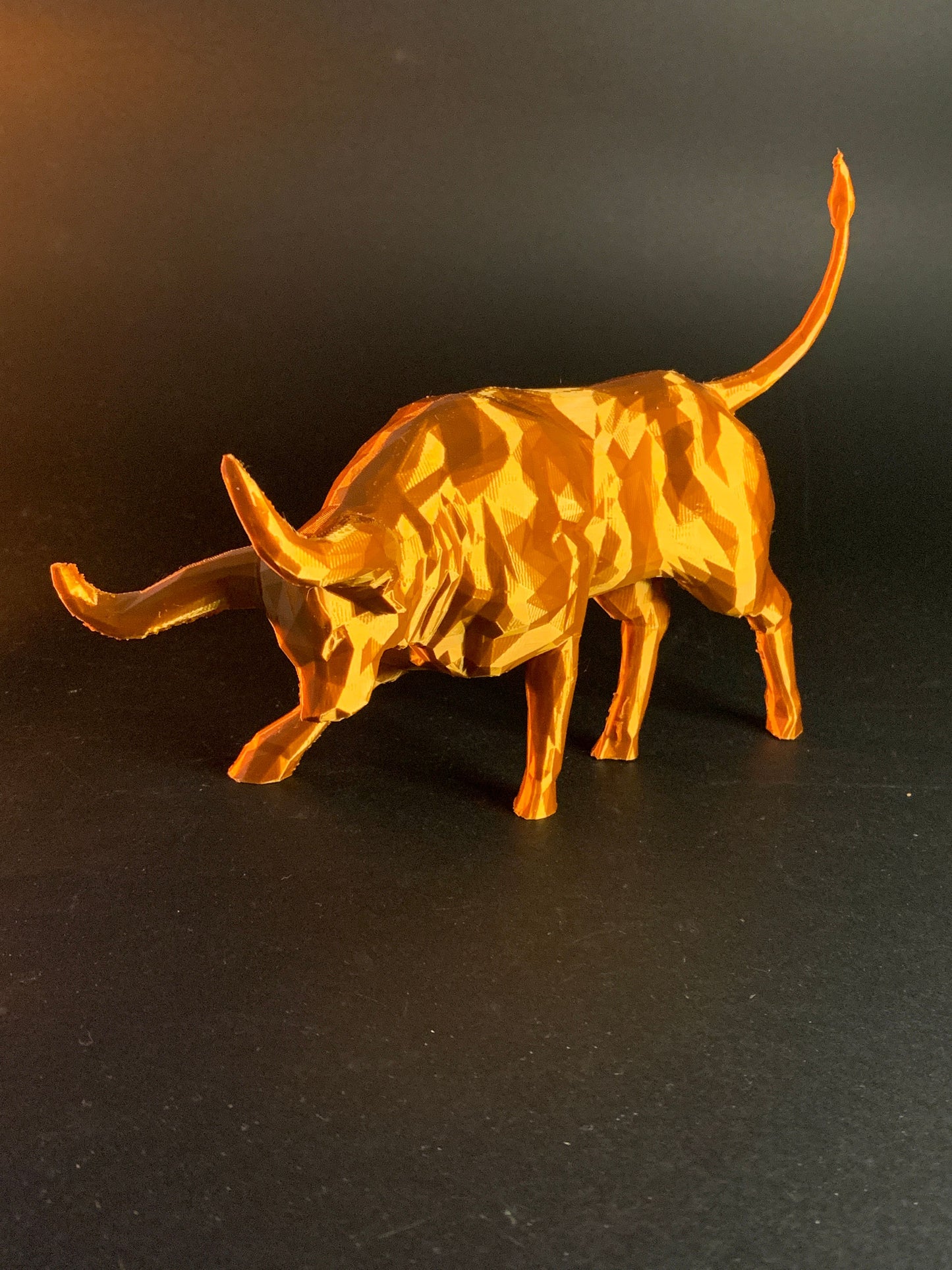 Stier Sternzeichen Objekt Stierfigur Polygonaler Stier Objekt Spanischer Stier Desktop Dekoration