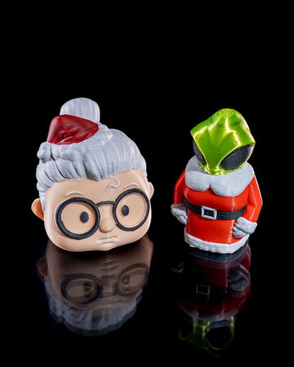 Alien Weihnachtsmann Weihnachtsschmuck Weihnachts-Weihnachtsmann Christbaumschmuck 18CM