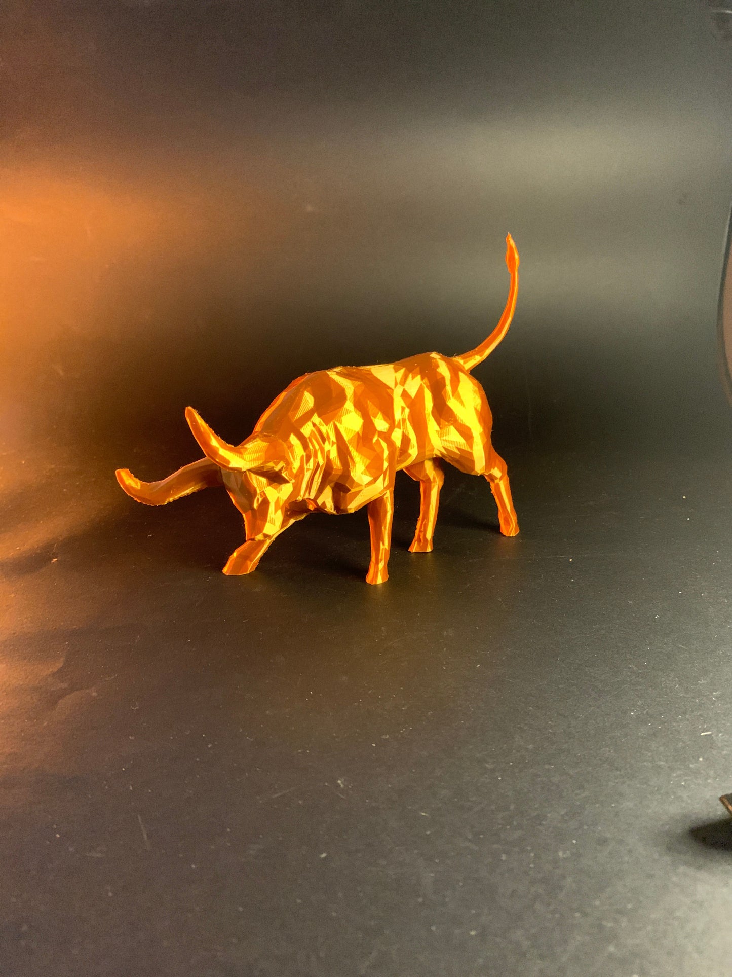 Stier Sternzeichen Objekt Stierfigur Polygonaler Stier Objekt Spanischer Stier Desktop Dekoration