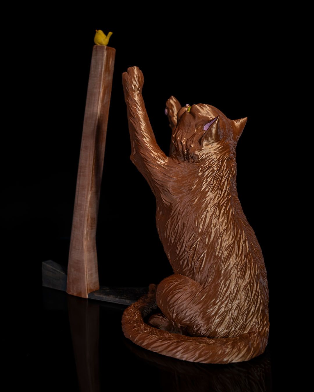 Küchenrollenhalter Katze & Vogel Thema Küchenrollenhalter