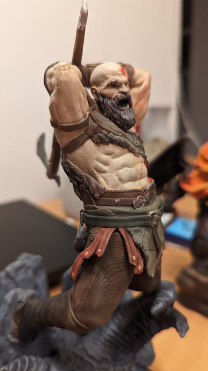 God of War Kratos Figur God of War Wütender Kratos Objekt 25CM Groß