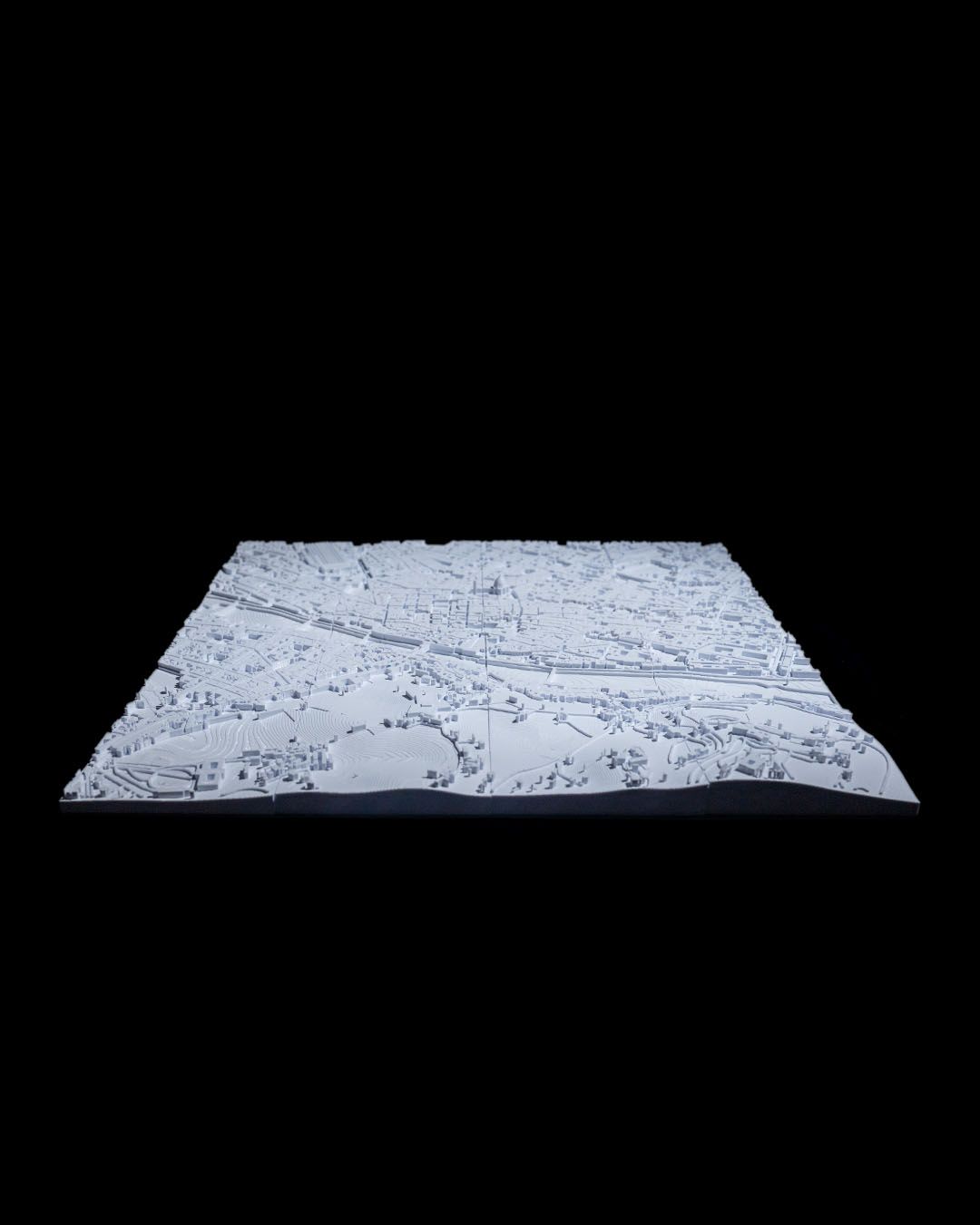 Florence 3D Stadt-Skyline Dekorative Minimalistische Wandkunst