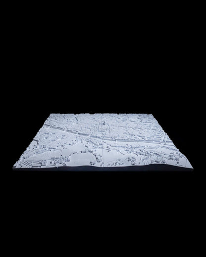 Florence 3D Stadt-Skyline Dekorative Minimalistische Wandkunst