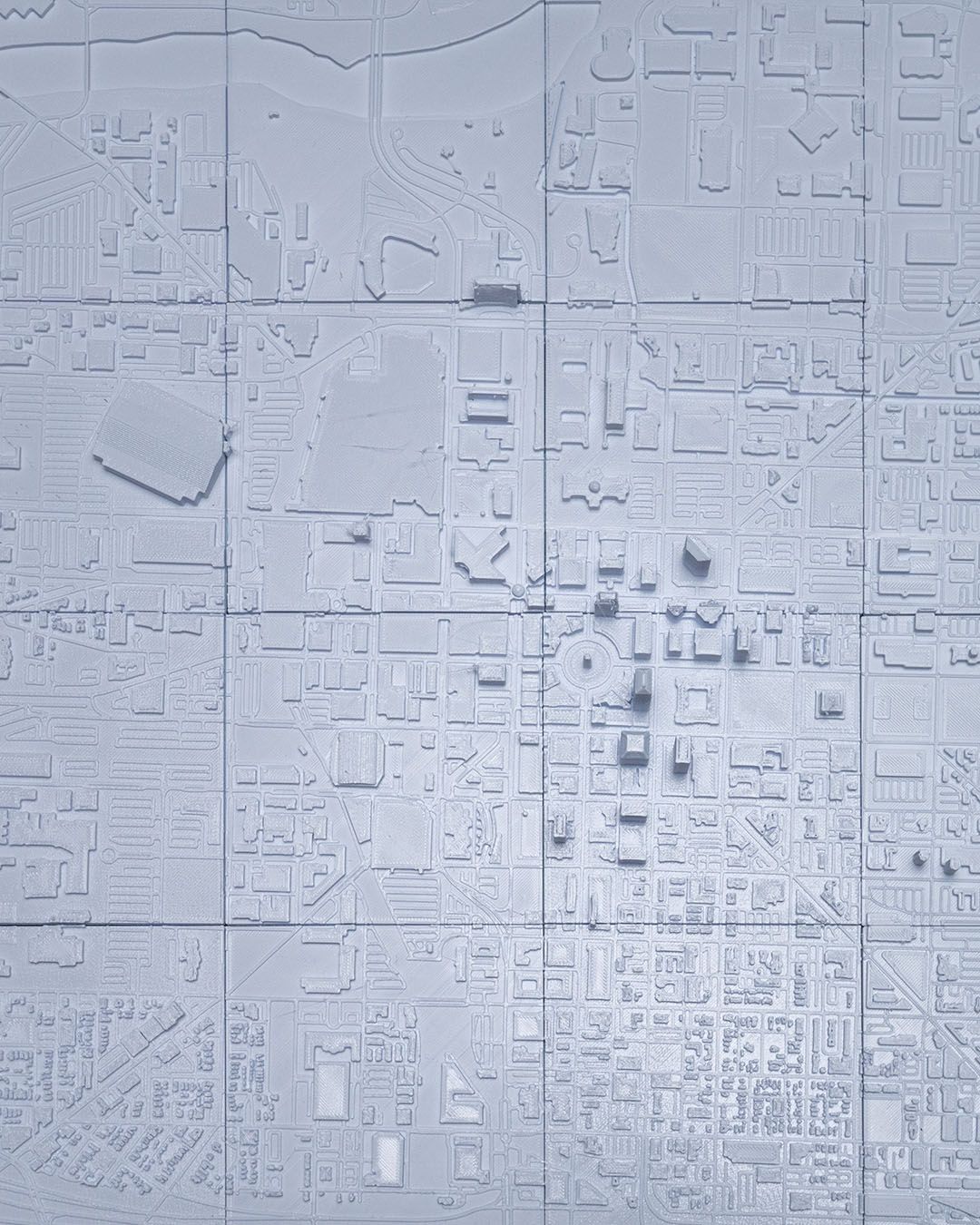 Indianapolis 3D-Stadtsilhouette, dekoratives, minimalistisches Wandbild Indiana