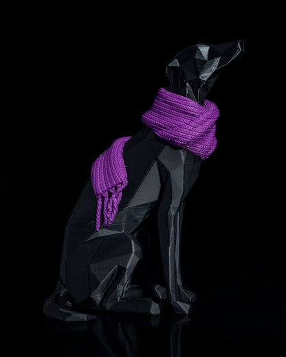 Whippet Edler Hund Bemalte Figur 12 CM