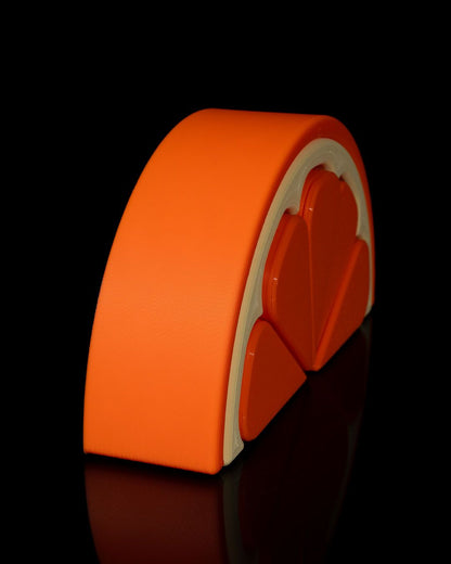 Orangenscheiben-Pillenbox mit 5 großen Orangenfächern