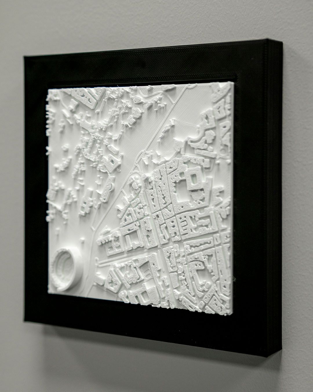 Rom Dreidimensionale Stadt-Skyline Dekorative Wandtafel Großformat 60 CM