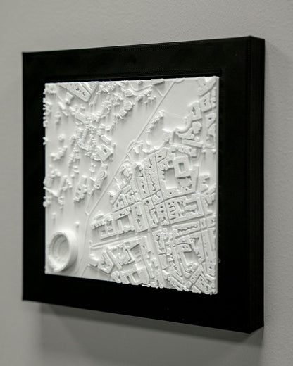 Rom Dreidimensionale Stadt-Skyline Dekorative Wandtafel Großformat 60 CM