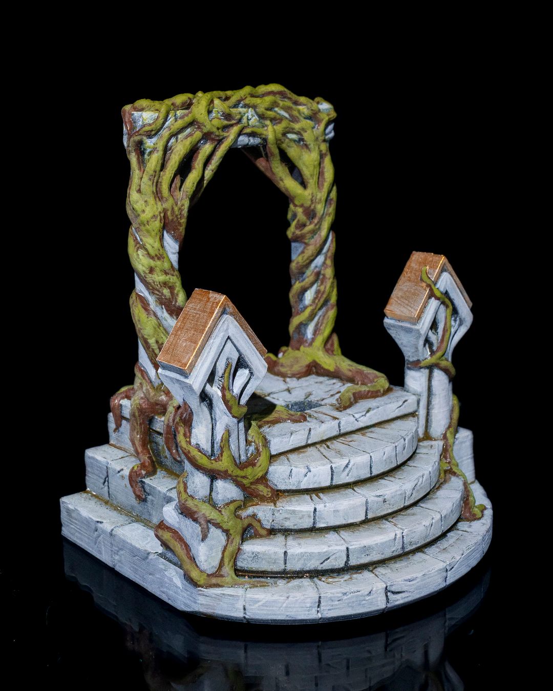Antik-Tor-Tischtelefonständer Groß 20CM