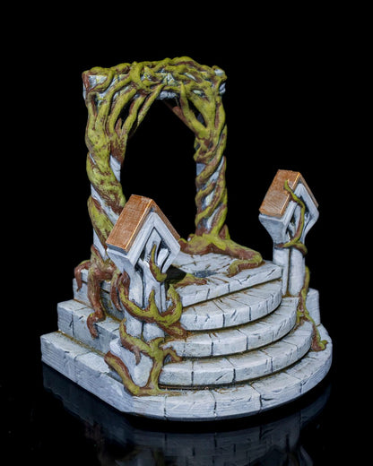 Antik-Tor-Tischtelefonständer Groß 20CM