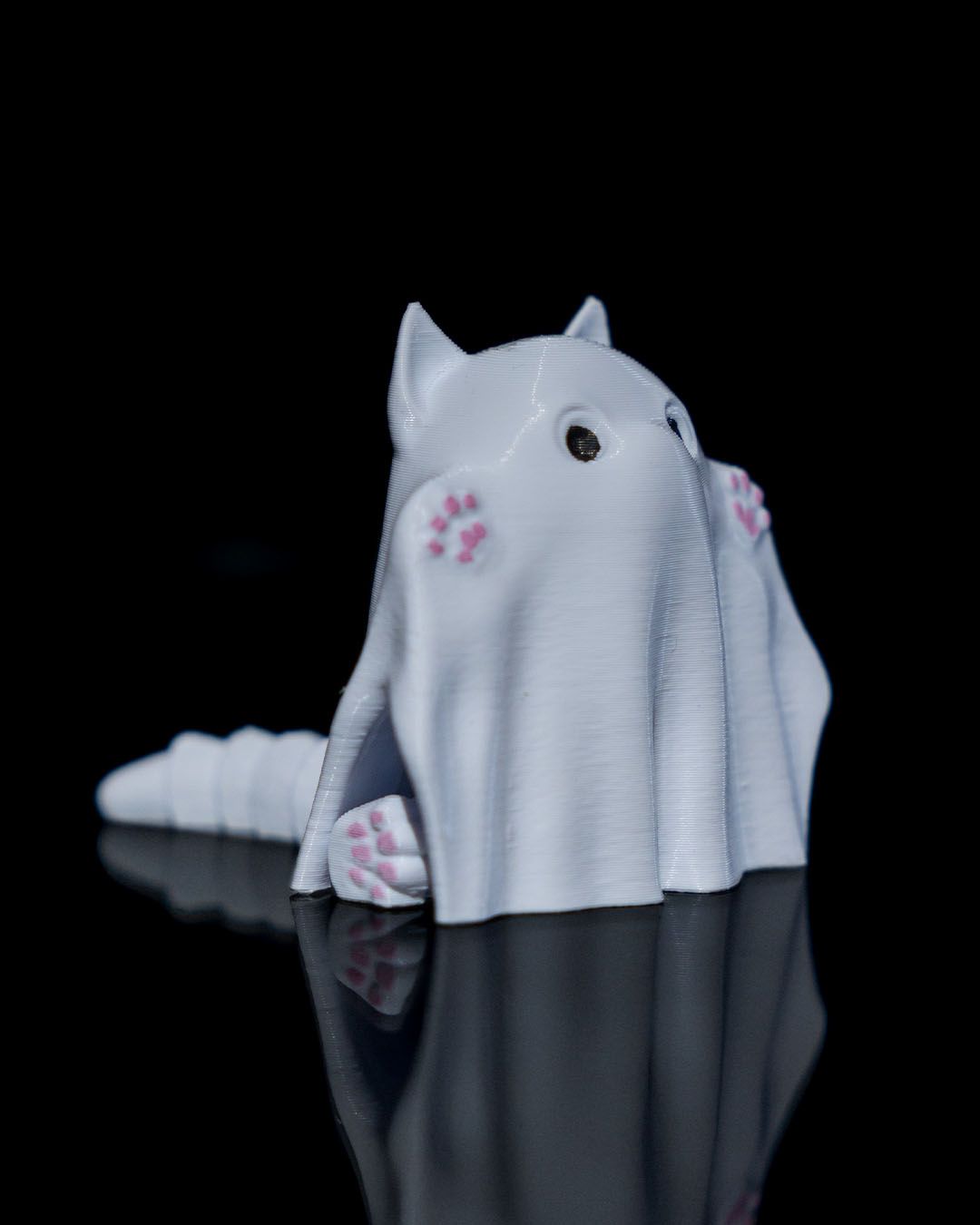 Halloween Geist Katze Bewegliches Spielzeug 13 CM