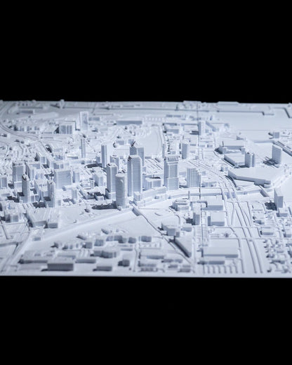 Tampa 3D Stadt-Skyline Dekorative Minimalistische Wandkunst Tampa Gemälde