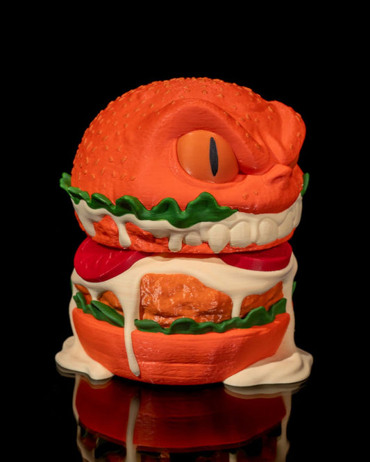 Canavar Hamburger Saklama Kutusu 16CM