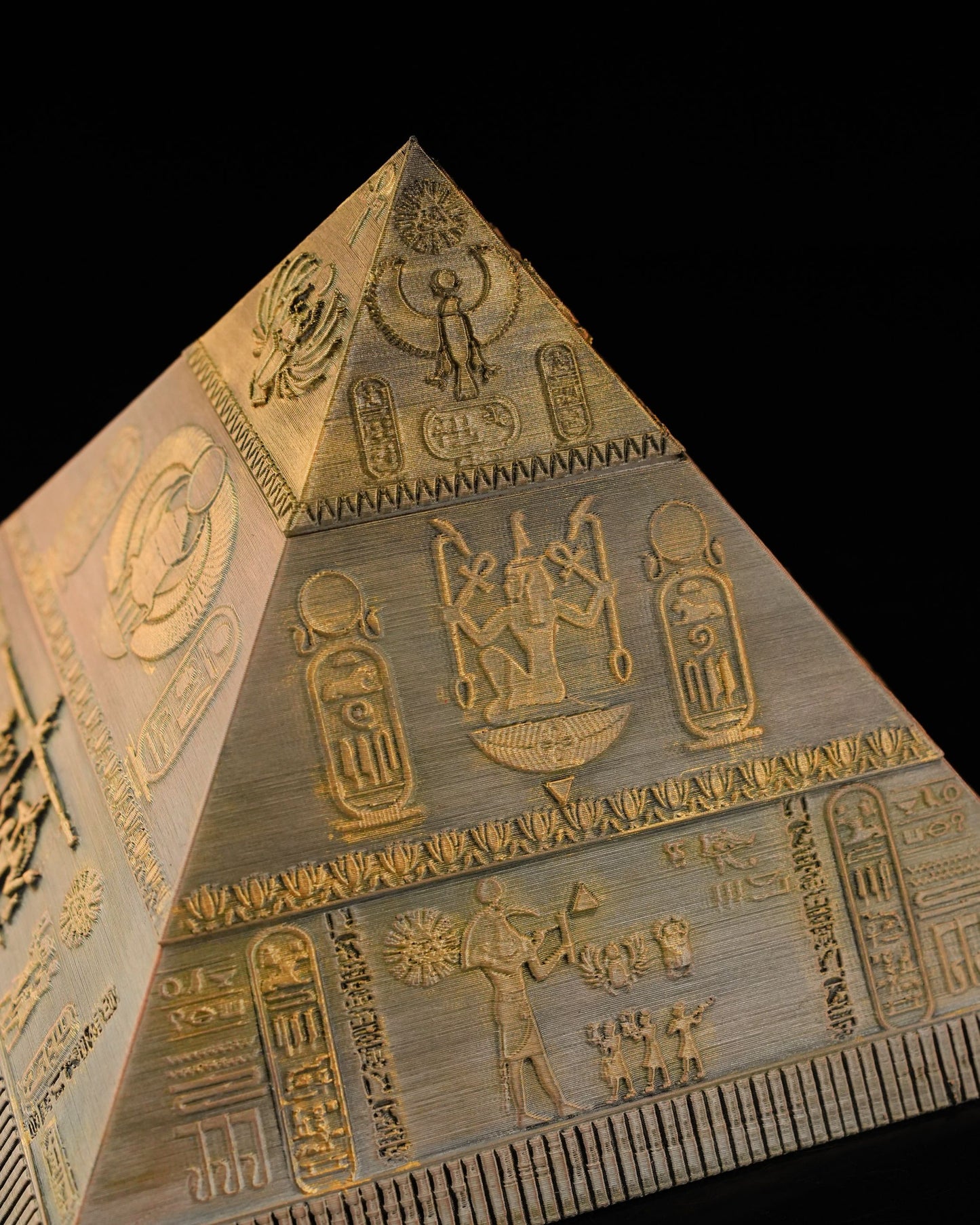 Pyramiden-Enigma-Rätsel-Aufbewahrungsbox – Organizer