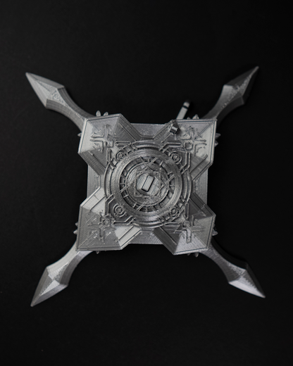 Ninja-Stern, aufklappbares Shuriken, Deko-Objekt