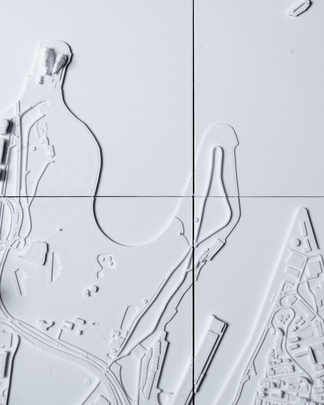 Sydney 3D-Stadtbild Dekorative Minimalistische Wandtafel Sydney Tafel