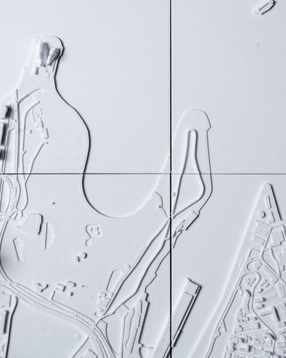 Sydney 3D-Stadtbild Dekorative Minimalistische Wandtafel Sydney Tafel