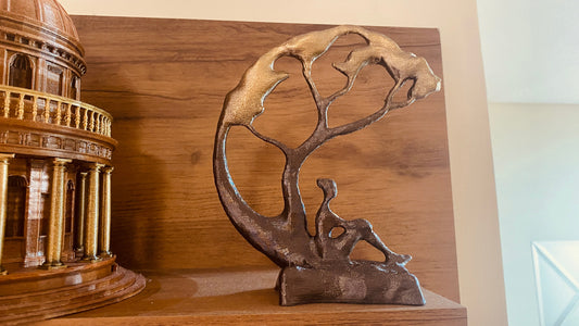 Baumfigur Dekoobjekt Frauenfigur Dekoobjekt