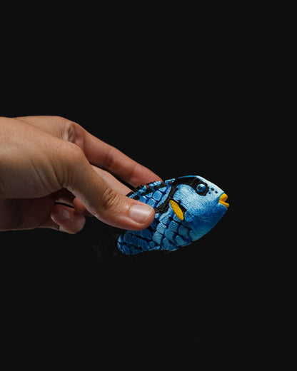 Findet Nemo Blauer Paletten-Doktorfisch Dekofigur mit Ständer 11CM